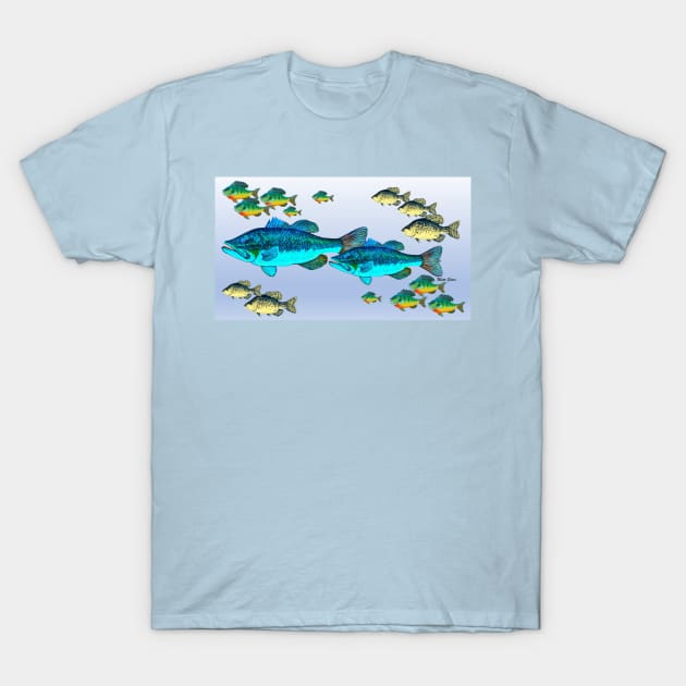 Freshwater fish T-Shirt by Matt Starr Fine Art